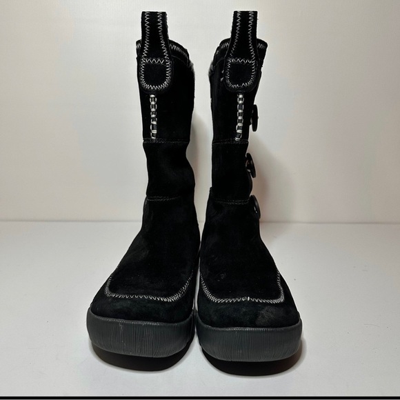 Merrell Boots Womens 6 TEMPEST High Black Suede Opti-Warm Winter Warm Boots - Picture 5 of 9